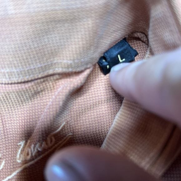 Bugatchi Uono Men's Shirt Size Large Button Down Orange - Picture 5 of 10